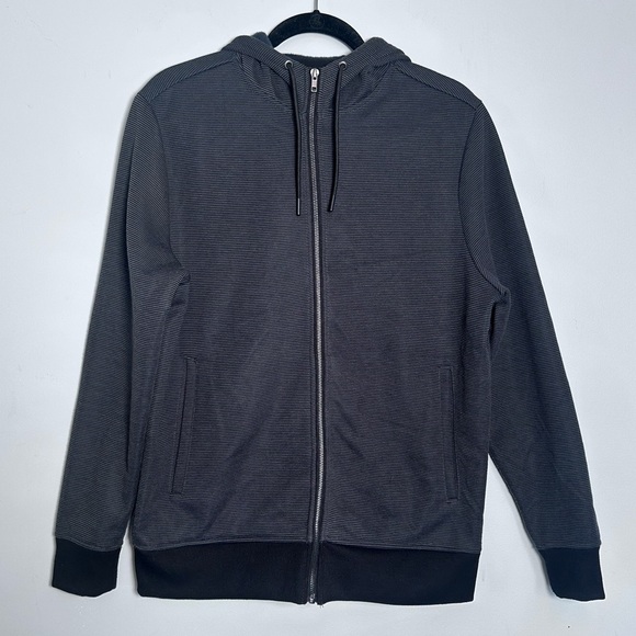 Hang Ten Other - Men’s Hang Ten gray and black zip up textured hoodie. Size small